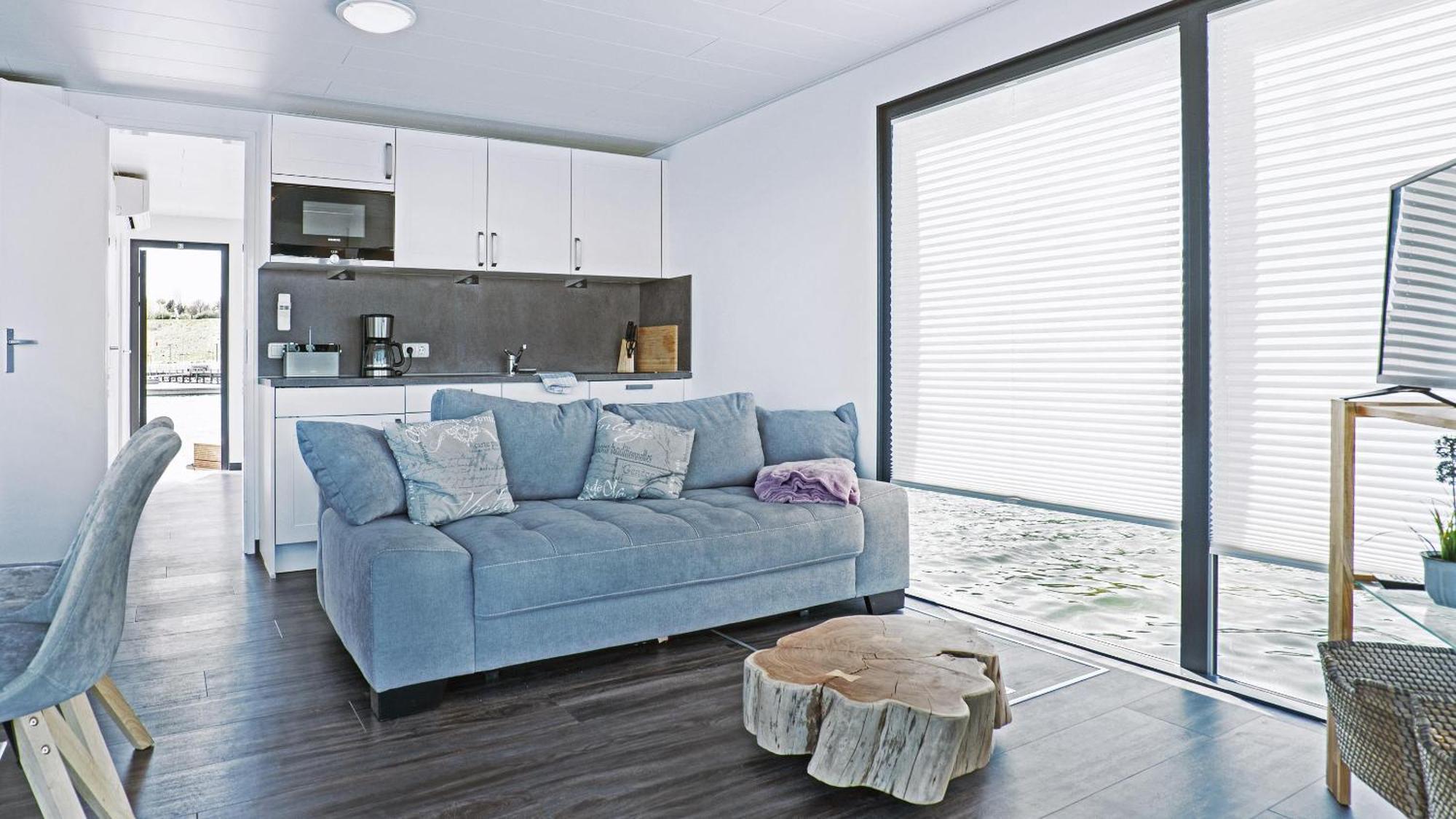 Geiseltalsee Hausboot - Floating House - Hausboot Junior Braunsbedra 외부 사진