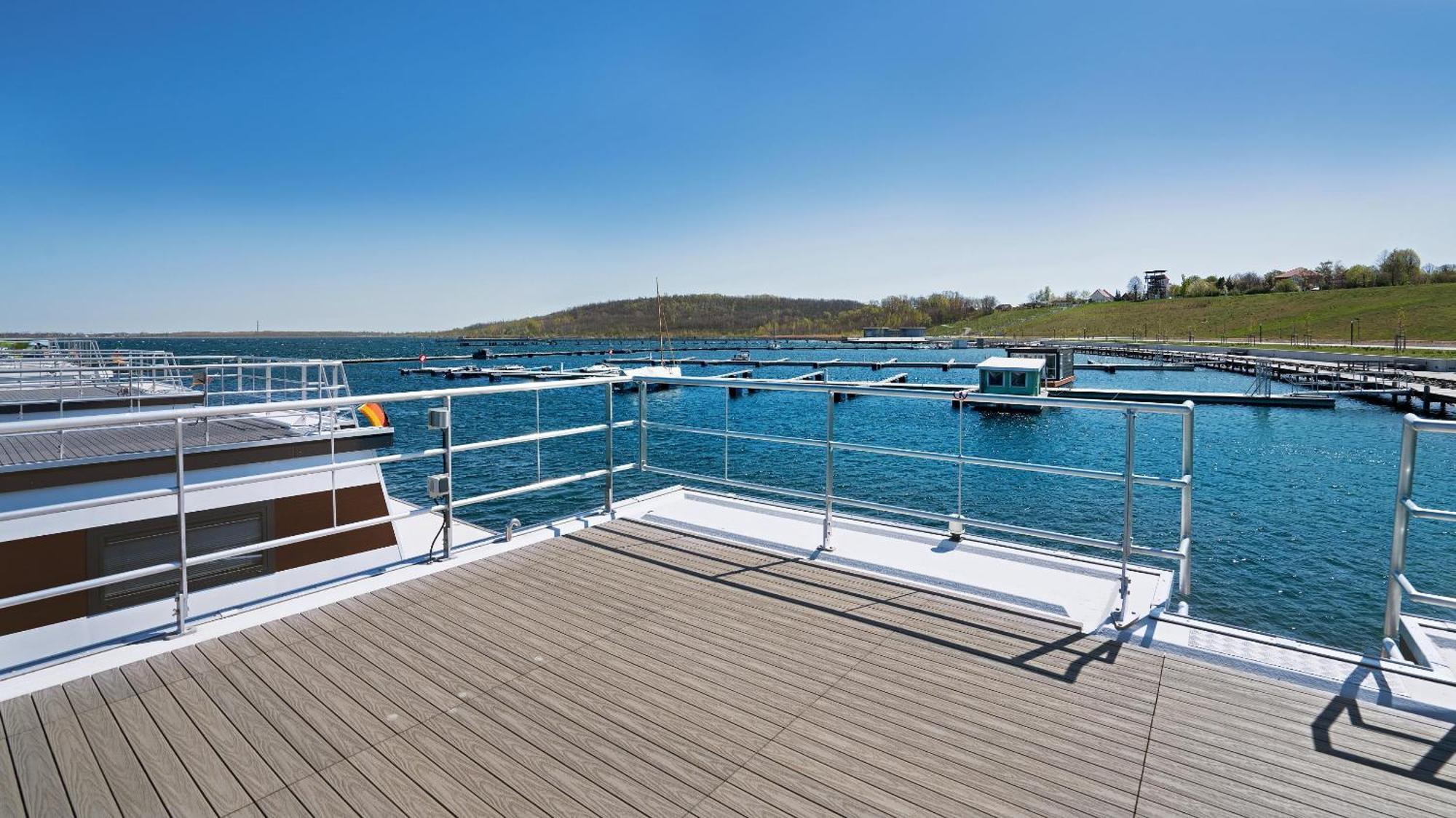 Geiseltalsee Hausboot - Floating House - Hausboot Junior Braunsbedra 외부 사진