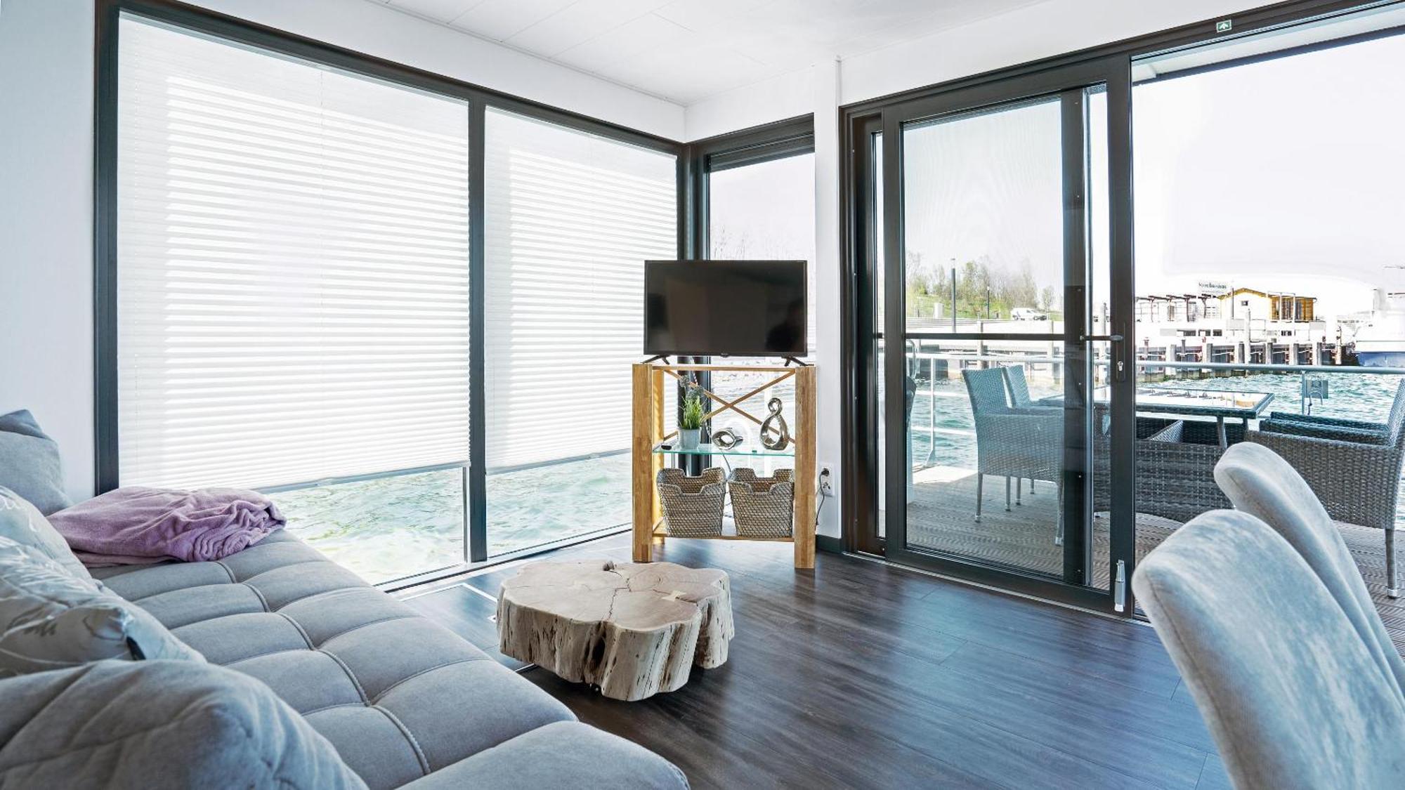 Geiseltalsee Hausboot - Floating House - Hausboot Junior Braunsbedra 외부 사진